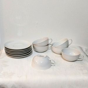 Porzellanfabrik  Porcelain cup & saucers set of 6
